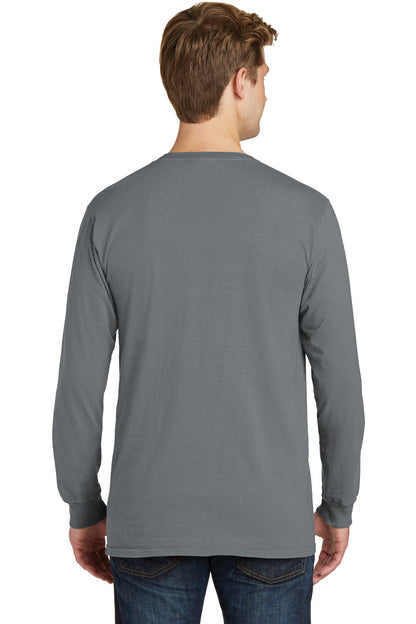 Port & Company Beach Wash Garment-Dyed Long Sleeve Tee PC099LS Pewter