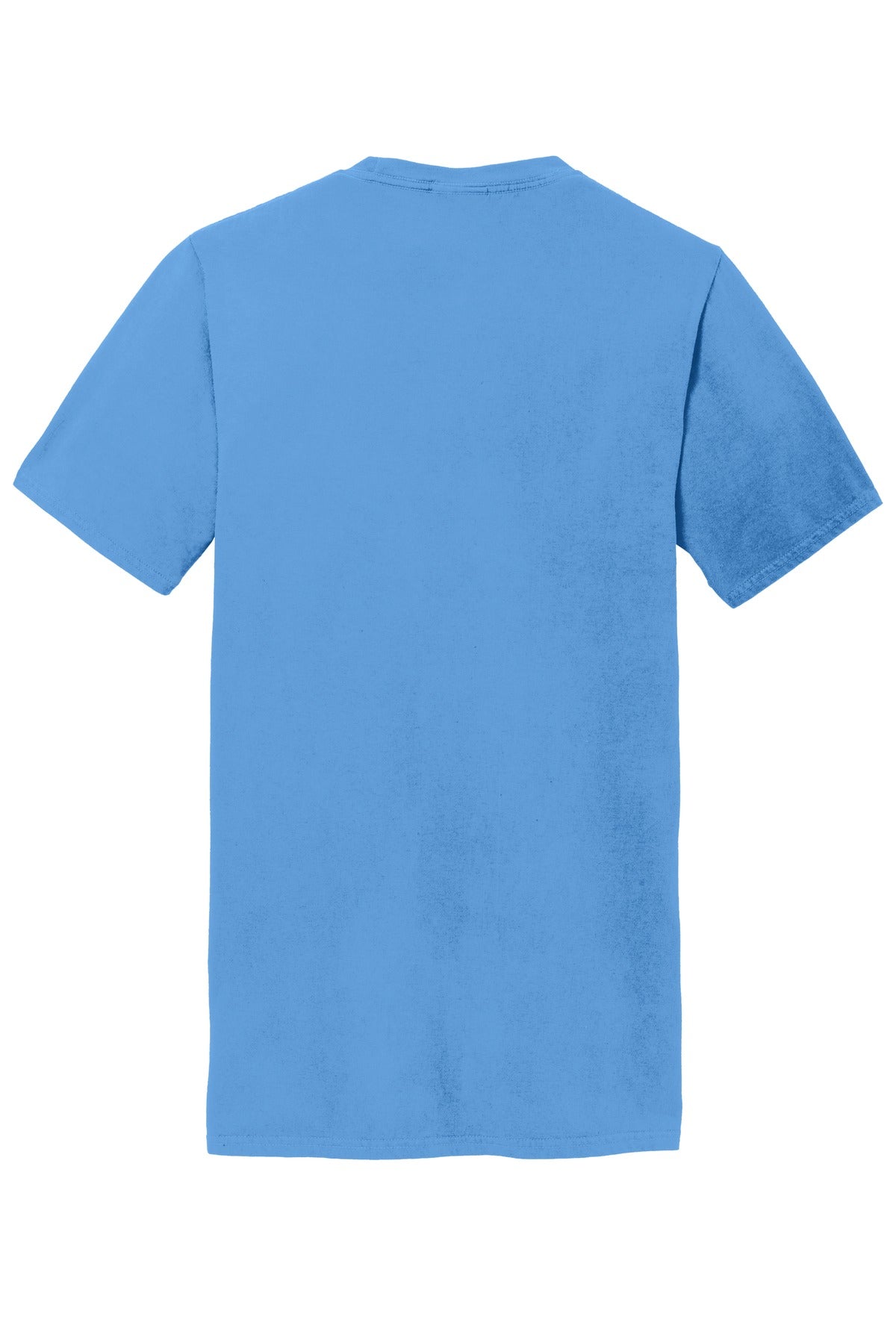 Port & Company Beach Wash Garment-Dyed Pocket Tee.  PC099P Blue Moon