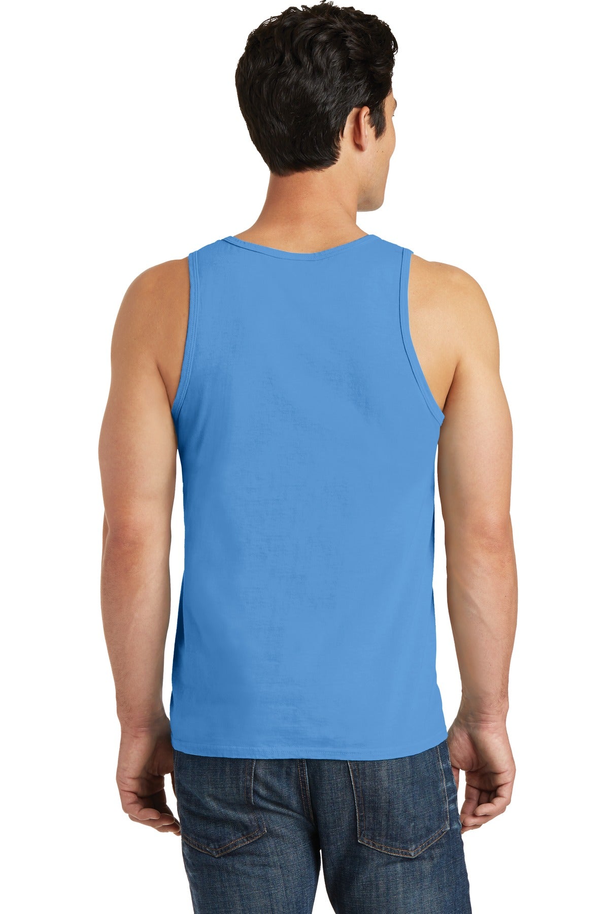 Port & Company Beach Wash Garment-Dyed Tank.  PC099TT Blue Moon