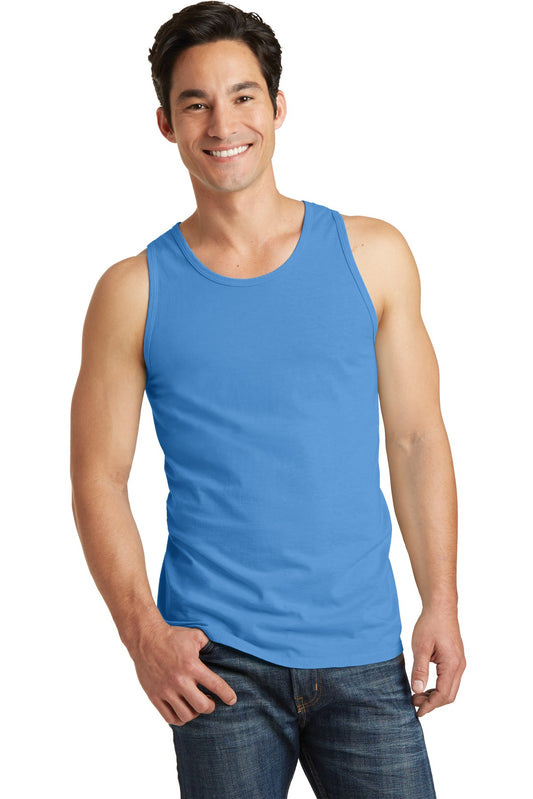 Port & Company Beach Wash Garment-Dyed Tank.  PC099TT Blue Moon
