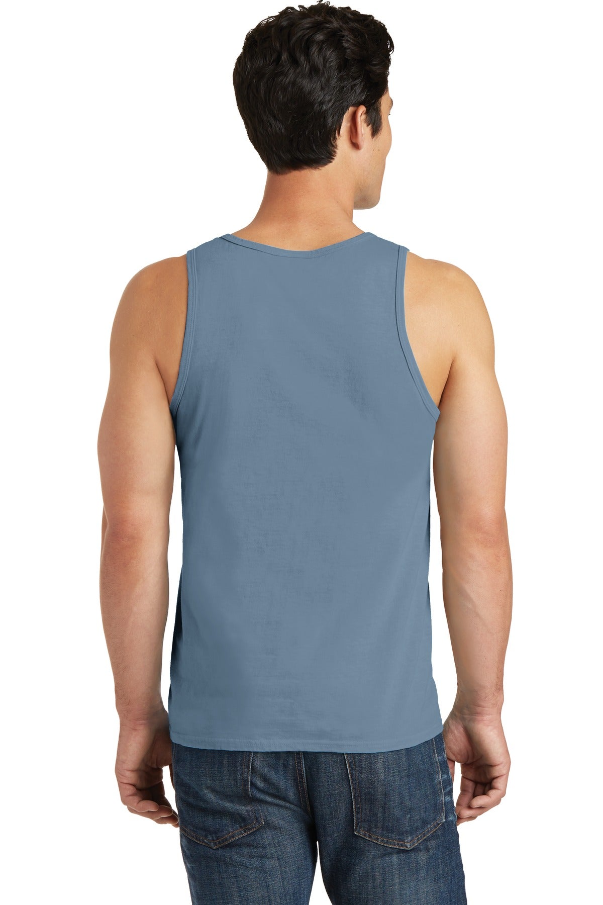 Port & Company Beach Wash Garment-Dyed Tank.  PC099TT Denim Blue