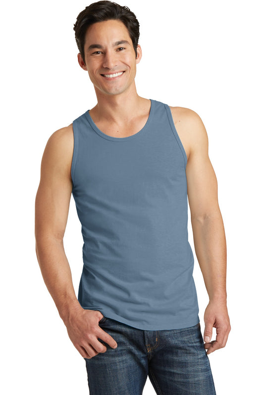 Port & Company Beach Wash Garment-Dyed Tank.  PC099TT Denim Blue
