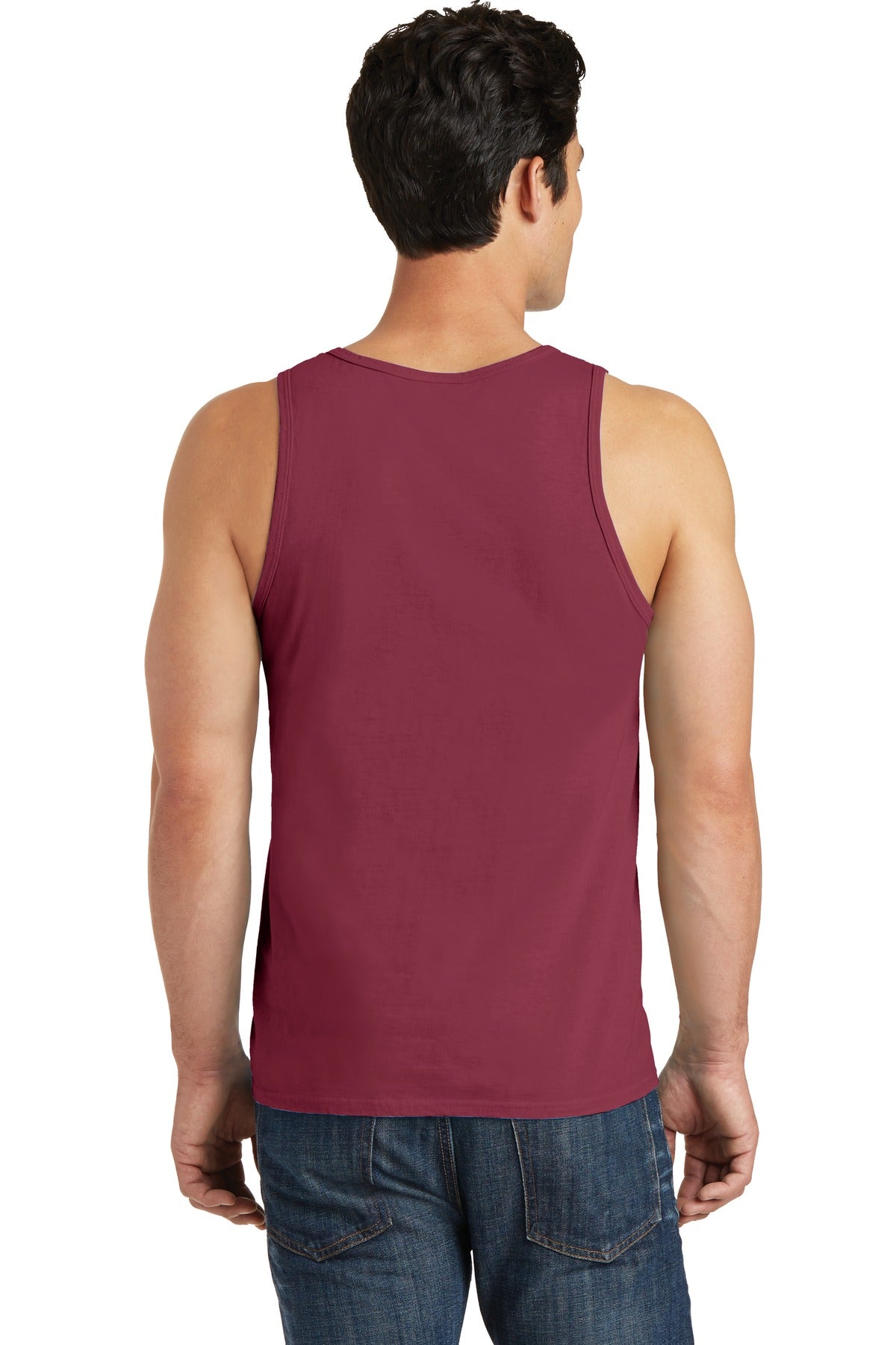 Port & Company Beach Wash Garment-Dyed Tank.  PC099TT Merlot