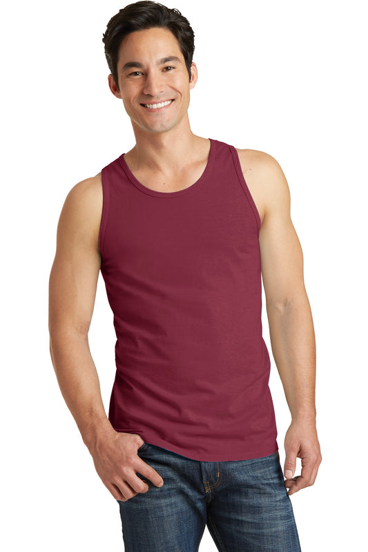 Port & Company Beach Wash Garment-Dyed Tank.  PC099TT Merlot