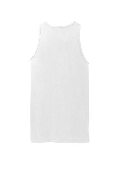 Port & Company Beach Wash Garment-Dyed Tank.  PC099TT White