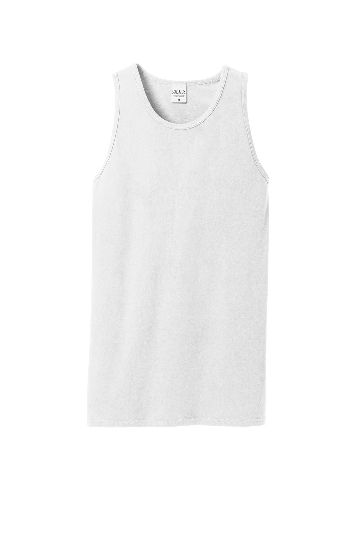 Port & Company Beach Wash Garment-Dyed Tank.  PC099TT White