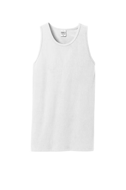 Port & Company Beach Wash Garment-Dyed Tank.  PC099TT White