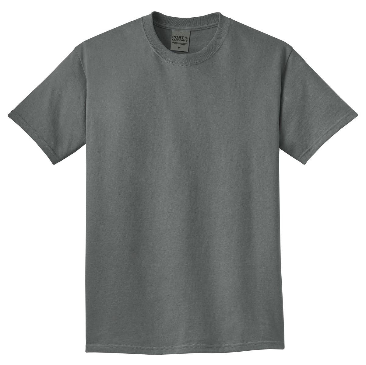 Port & Company Beach Wash Garment-Dyed Tee. PC099 Coal