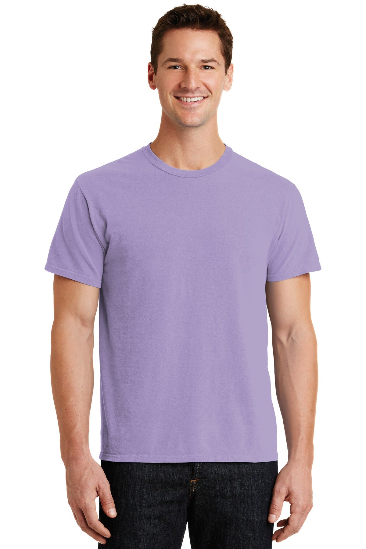 Port & Company Beach Wash Garment-Dyed Tee. PC099 Amethyst