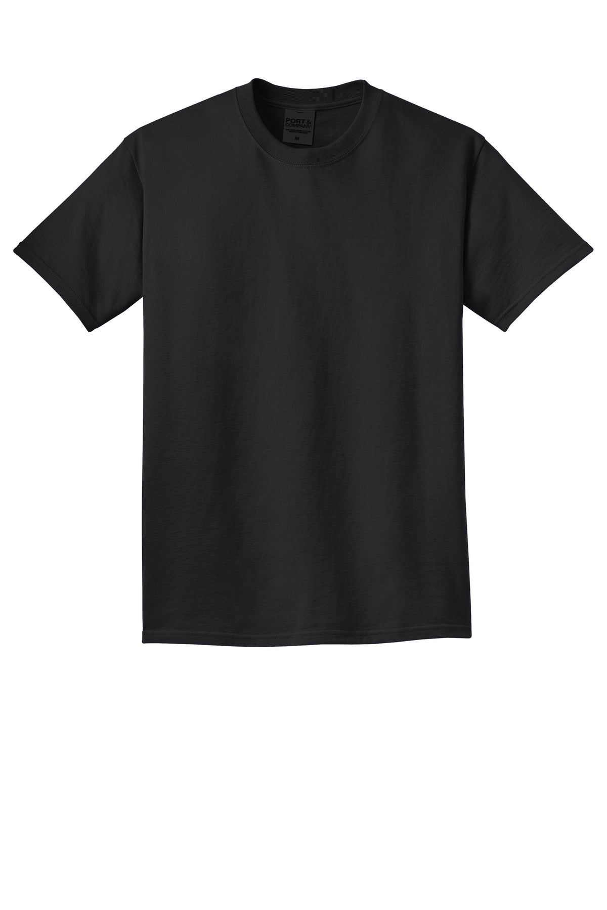 Port & Company Beach Wash Garment-Dyed Tee. PC099 Black