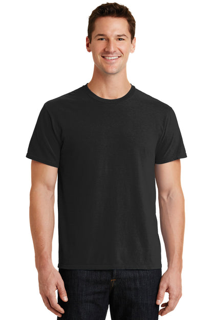 Port & Company Beach Wash Garment-Dyed Tee. PC099 Black