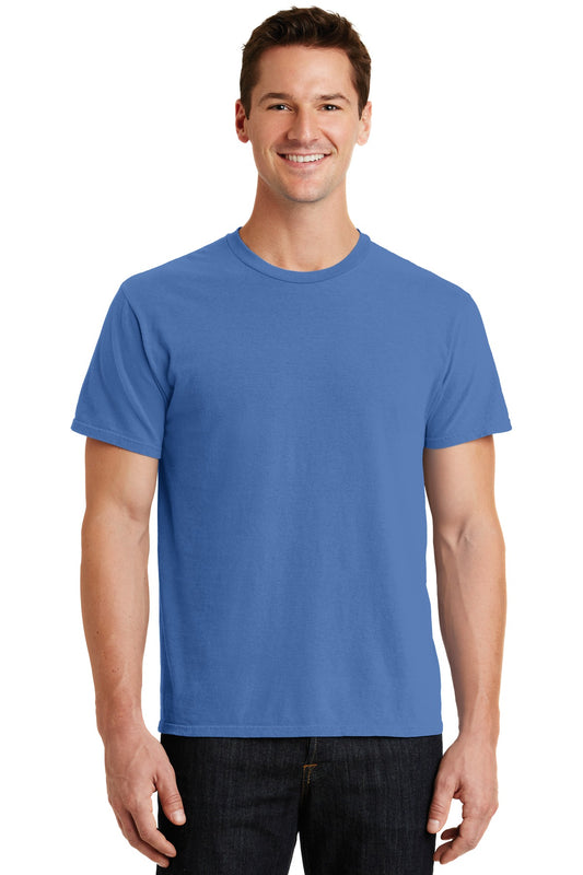 Port & Company Beach Wash Garment-Dyed Tee. PC099 Blue Moon