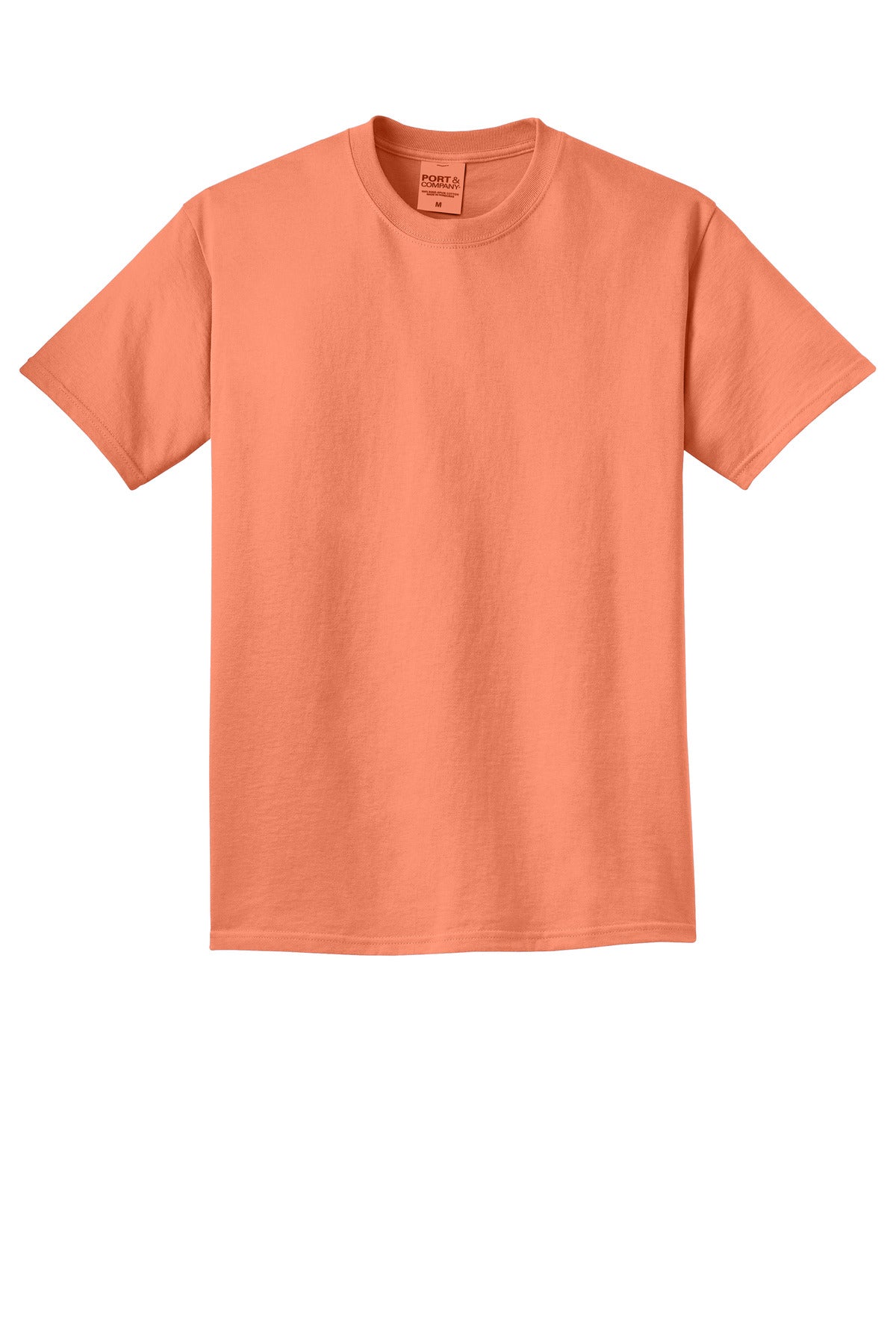 Port & Company Beach Wash Garment-Dyed Tee. PC099 Cantaloupe