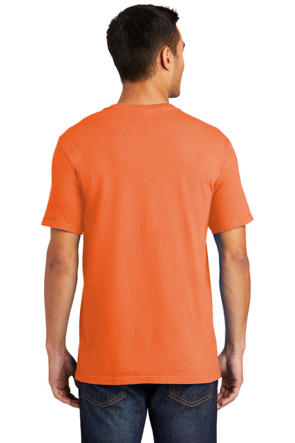 Port & Company Beach Wash Garment-Dyed Tee. PC099 Cantaloupe