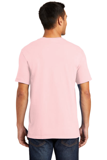 Port & Company Beach Wash Garment-Dyed Tee. PC099 Cherry Blossom
