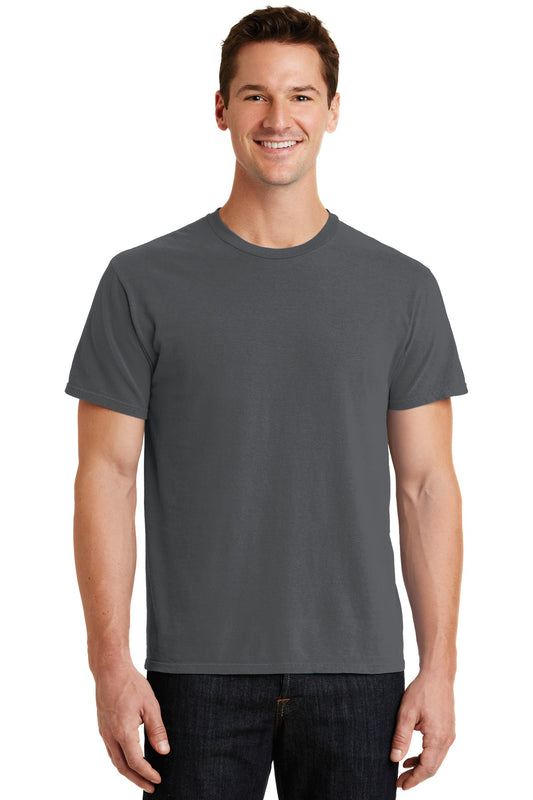 Port & Company Beach Wash Garment-Dyed Tee. PC099 Coal