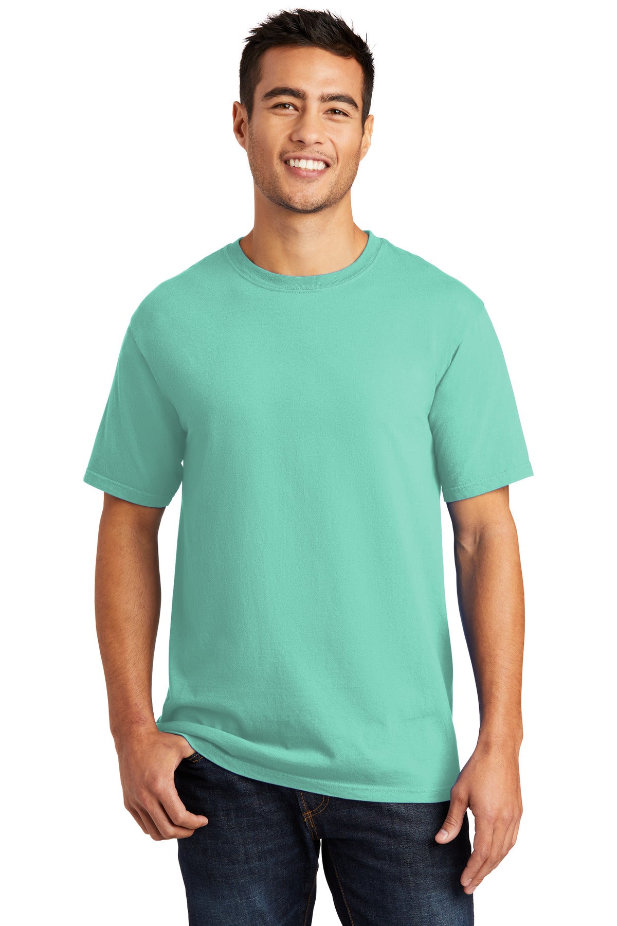 Port & Company Beach Wash Garment-Dyed Tee. PC099 Cool Mint