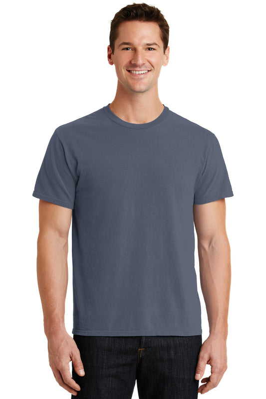Port & Company Beach Wash Garment-Dyed Tee. PC099 Denim Blue