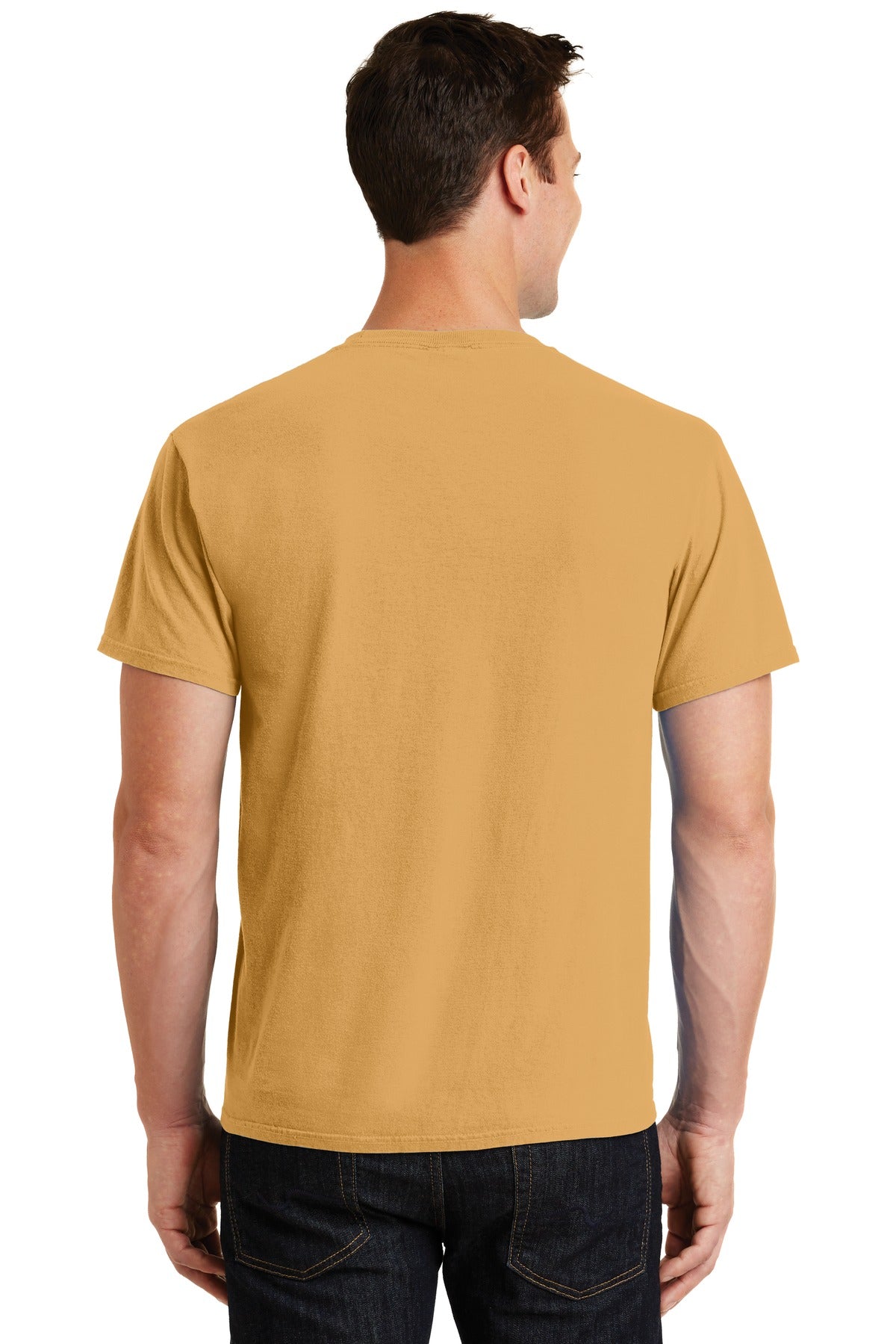 Port & Company Beach Wash Garment-Dyed Tee. PC099 Dijon