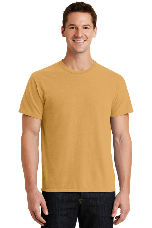 Port & Company Beach Wash Garment-Dyed Tee. PC099 Dijon
