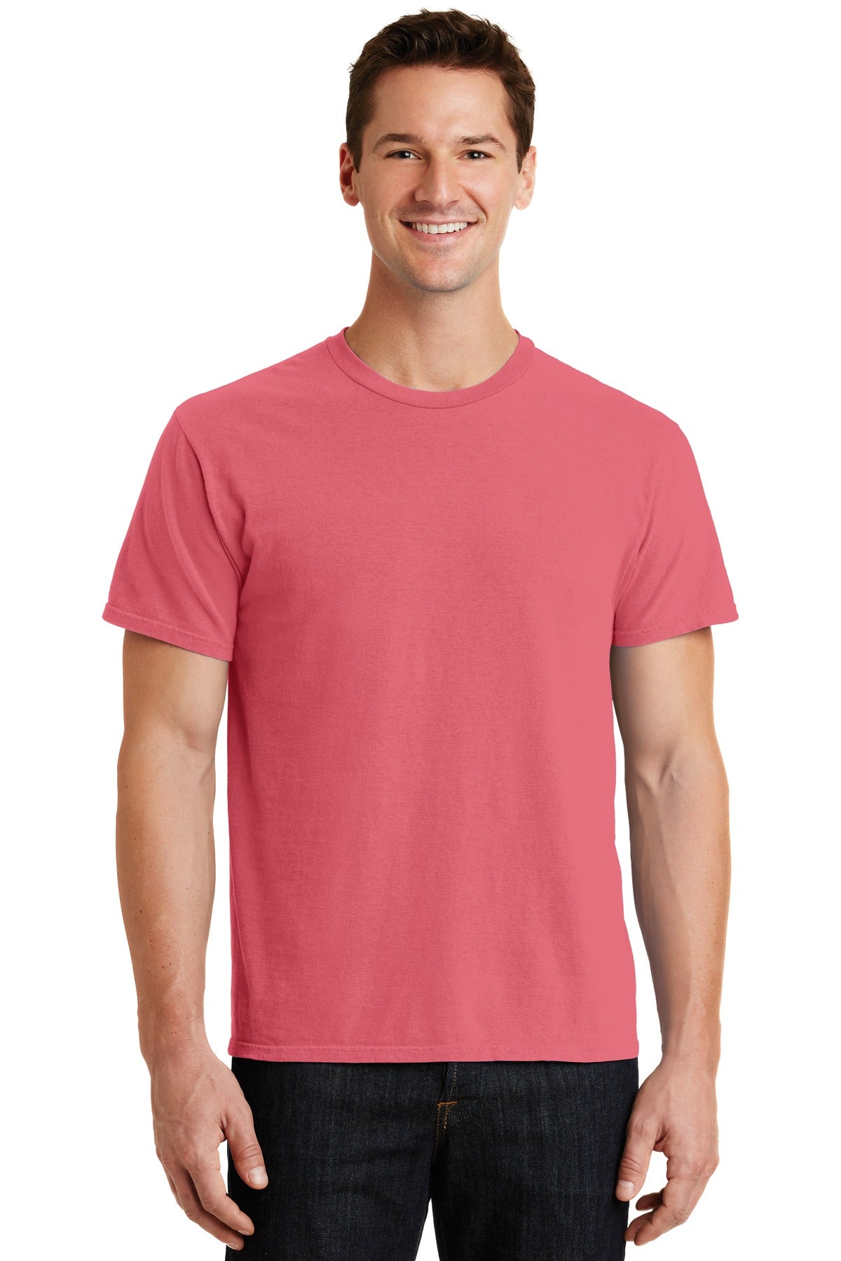 Port & Company Beach Wash Garment-Dyed Tee. PC099 Fruit Punch