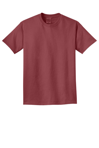 Port & Company Beach Wash Garment-Dyed Tee. PC099 Merlot