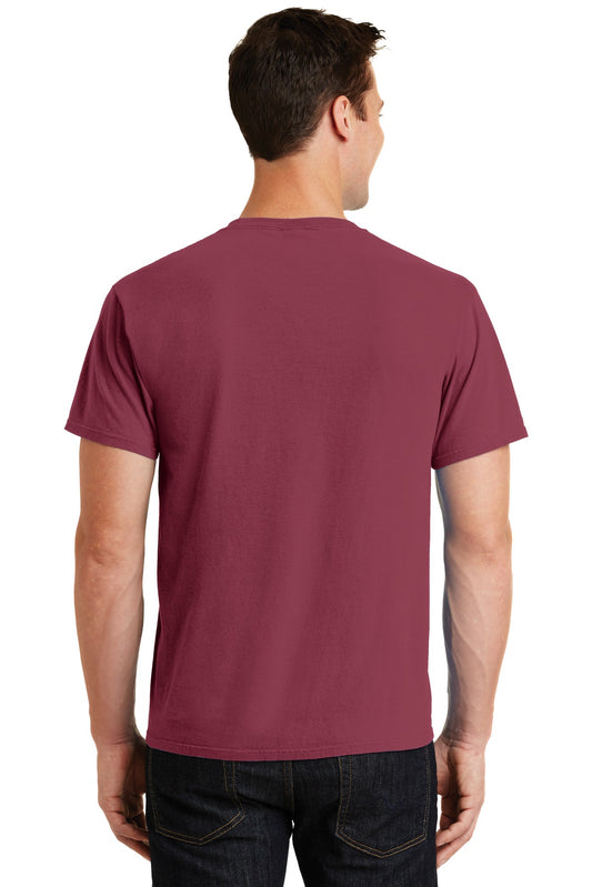 Port & Company Beach Wash Garment-Dyed Tee. PC099 Merlot