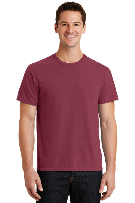 Port & Company Beach Wash Garment-Dyed Tee. PC099 Merlot
