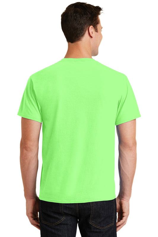 Port & Company Beach Wash Garment-Dyed Tee. PC099 Neon Green