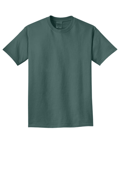 Port & Company Beach Wash Garment-Dyed Tee. PC099 Nordic Green