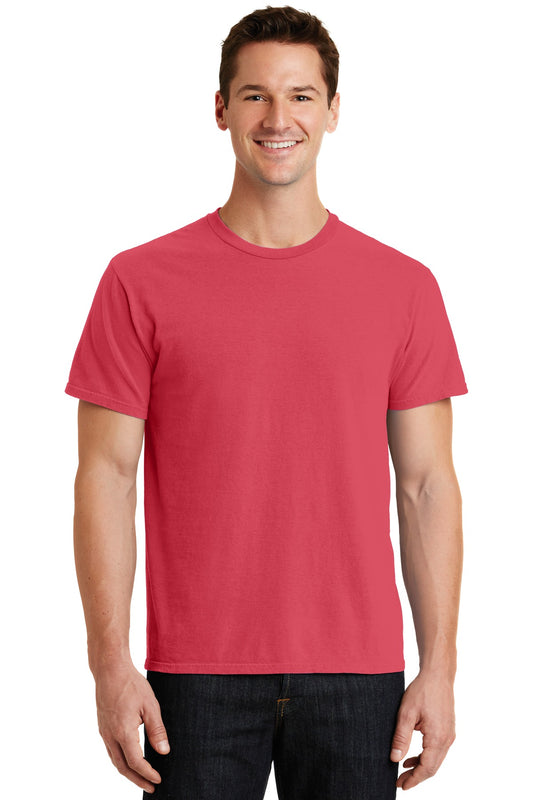 Port & Company Beach Wash Garment-Dyed Tee. PC099 Poppy