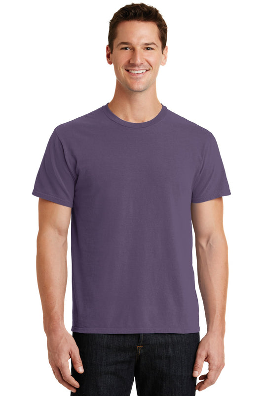 Port & Company Beach Wash Garment-Dyed Tee. PC099 Vintage Plum