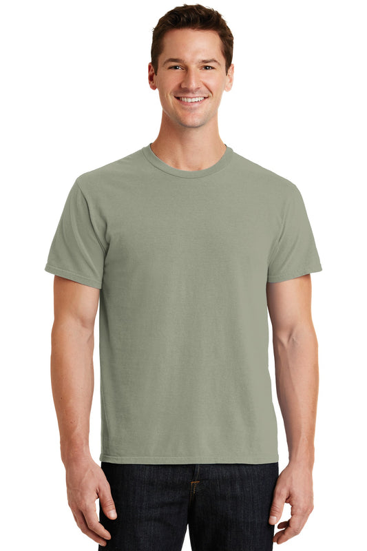 Port & Company Beach Wash Garment-Dyed Tee. PC099 Walnut