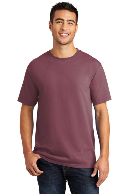 Port & Company Beach Wash Garment-Dyed Tee. PC099 Wineberry