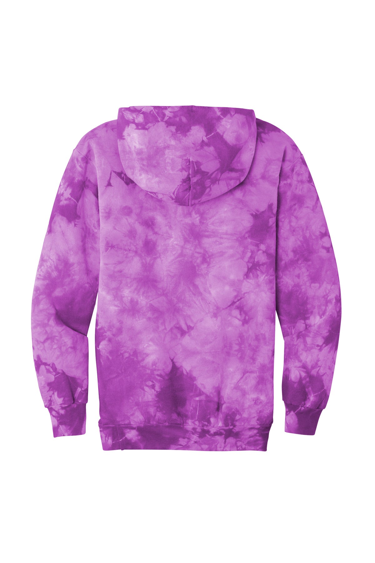 Port & Company Crystal Tie-Dye Pullover Hoodie PC144 Purple