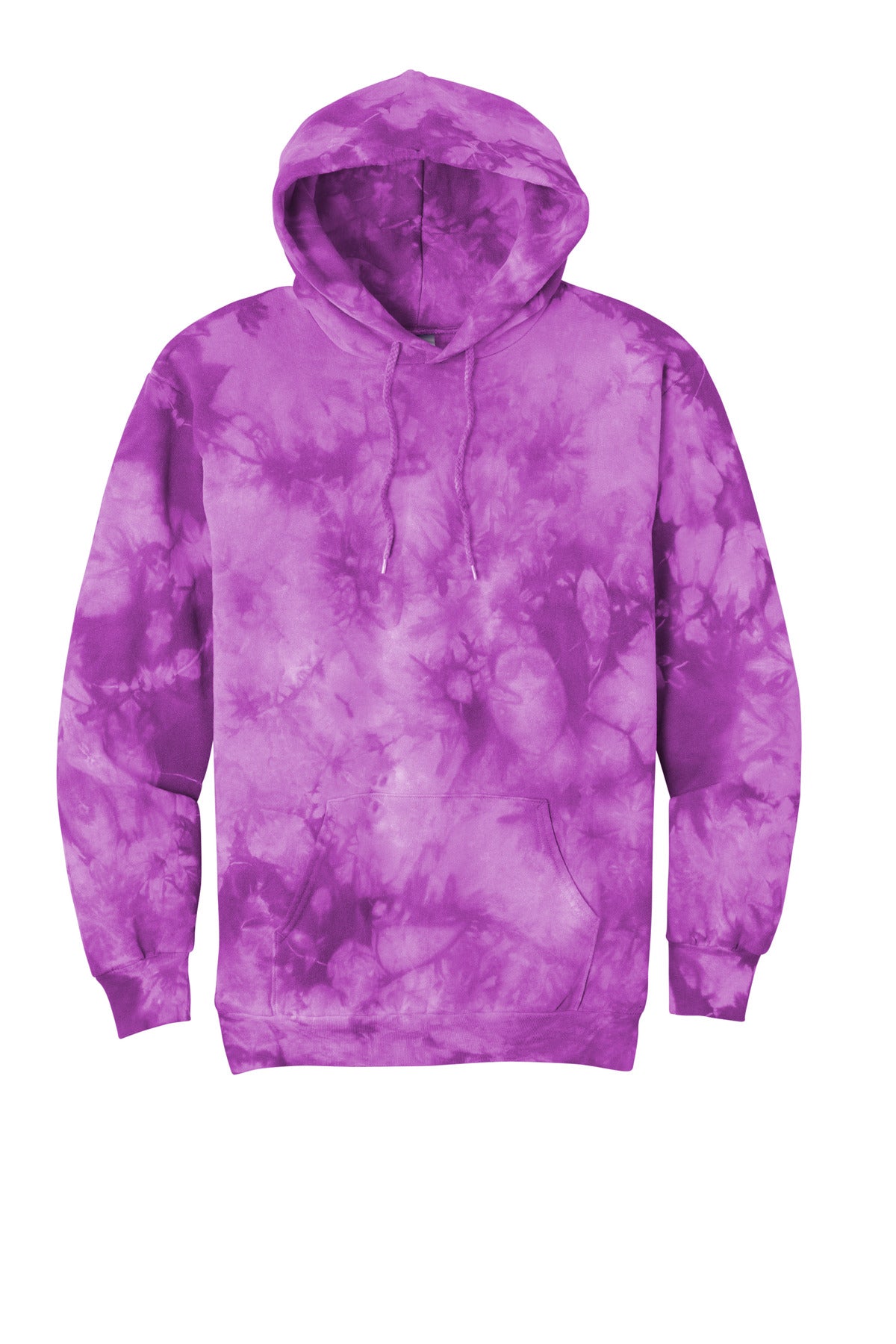 Port & Company Crystal Tie-Dye Pullover Hoodie PC144 Purple