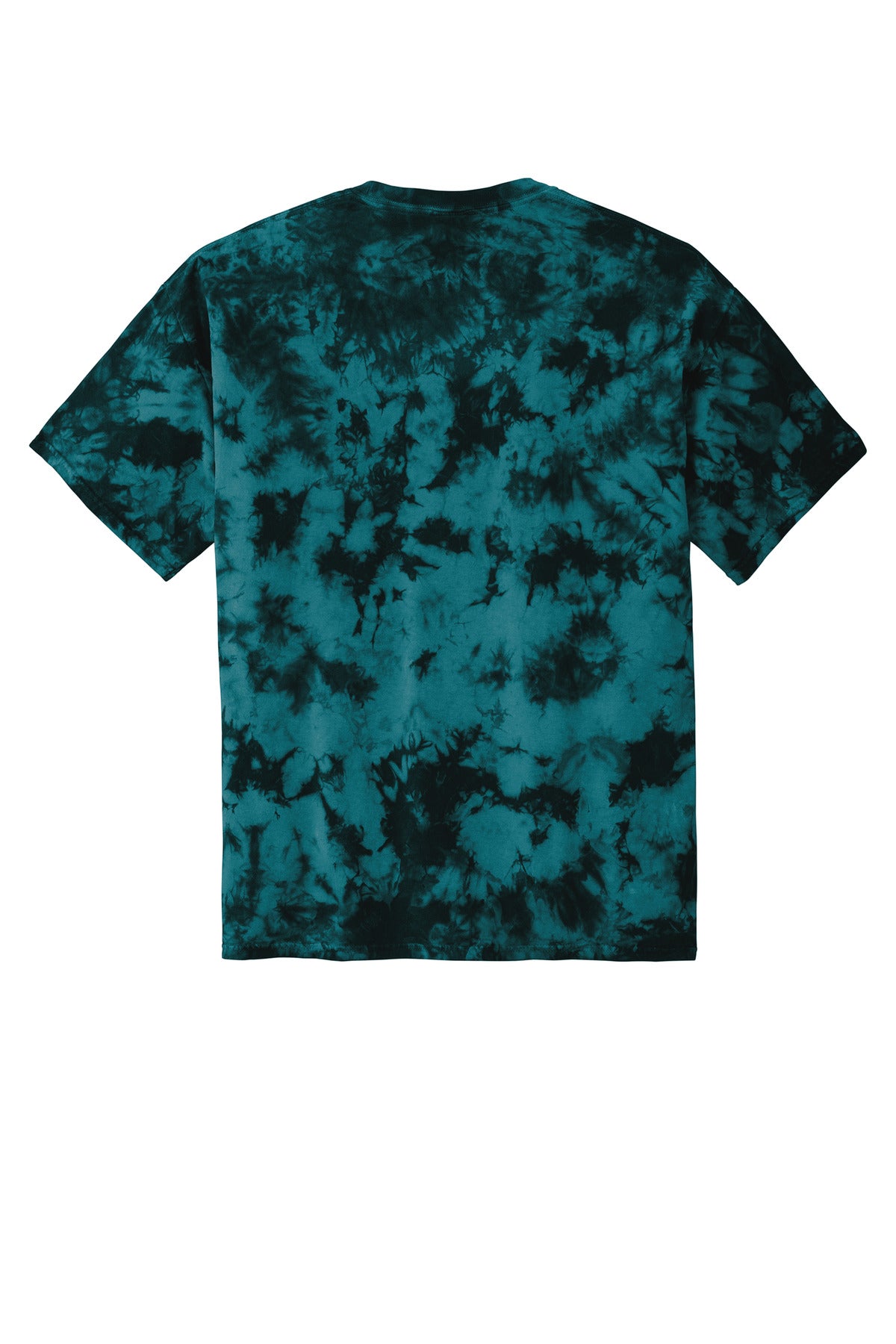 Port & Company  Crystal Tie-Dye Tee PC145 Black/ Teal