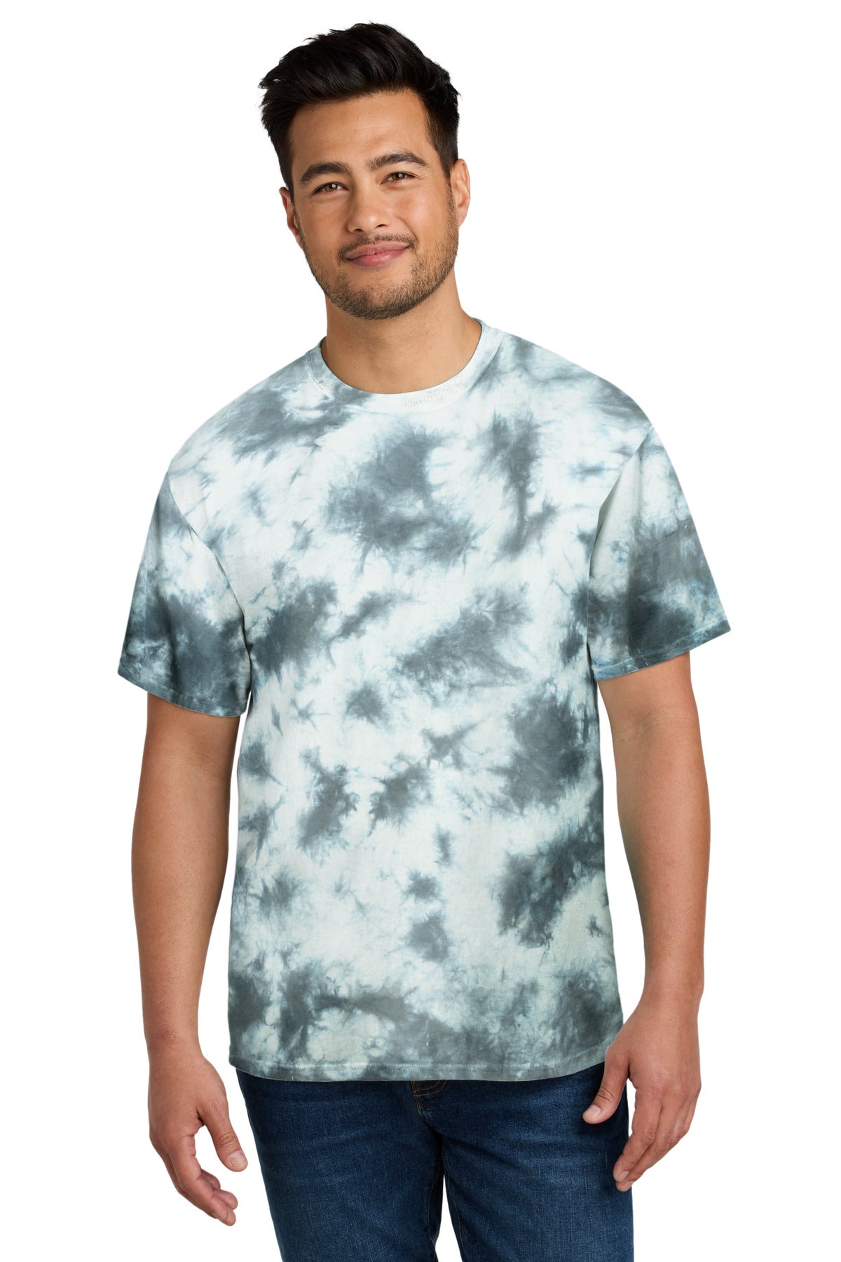 Port & Company  Crystal Tie-Dye Tee PC145 Grey