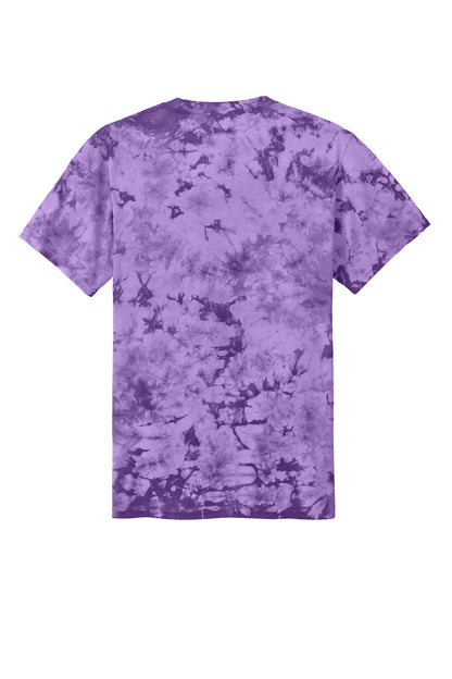 Port & Company  Crystal Tie-Dye Tee PC145 Purple