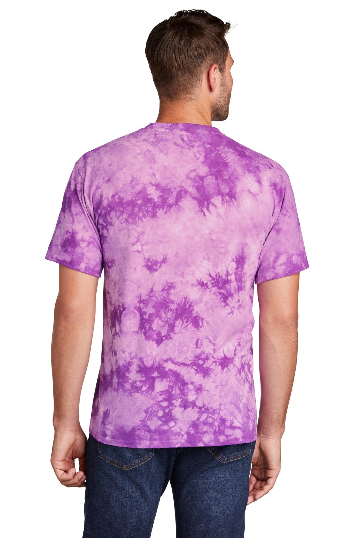 Port & Company  Crystal Tie-Dye Tee PC145 Purple