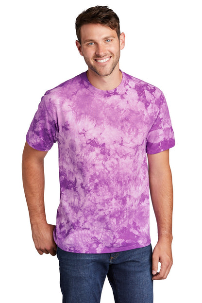 Port & Company  Crystal Tie-Dye Tee PC145 Purple