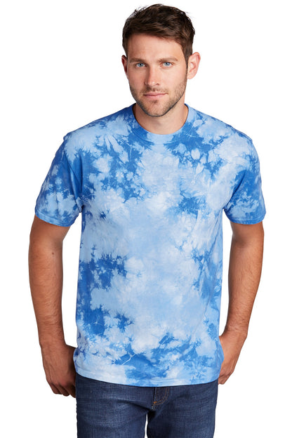 Port & Company  Crystal Tie-Dye Tee PC145 Sky Blue