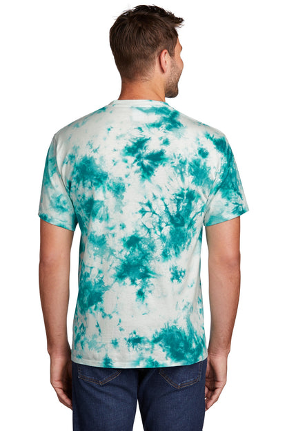 Port & Company  Crystal Tie-Dye Tee PC145 Teal