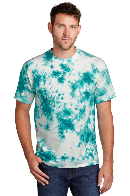 Port & Company  Crystal Tie-Dye Tee PC145 Teal