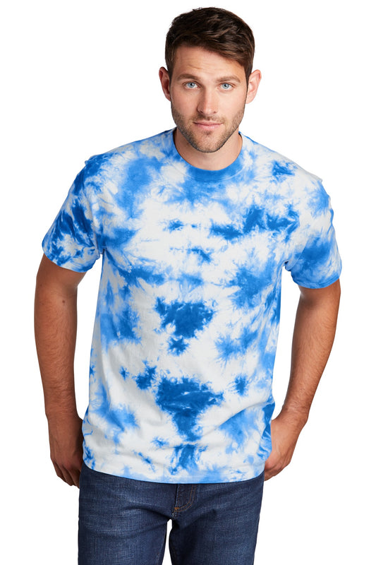 Port & Company  Crystal Tie-Dye Tee PC145 True Royal