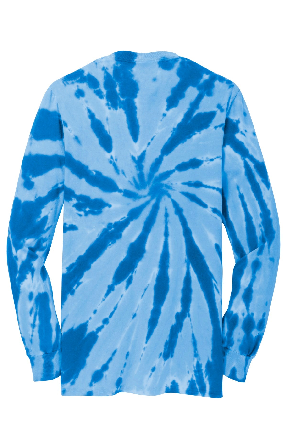 Port & Company Tie-Dye Long Sleeve Tee.  PC147LS Royal