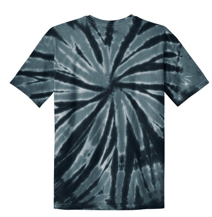 Port & Company Tie-Dye Tee. PC147 Black