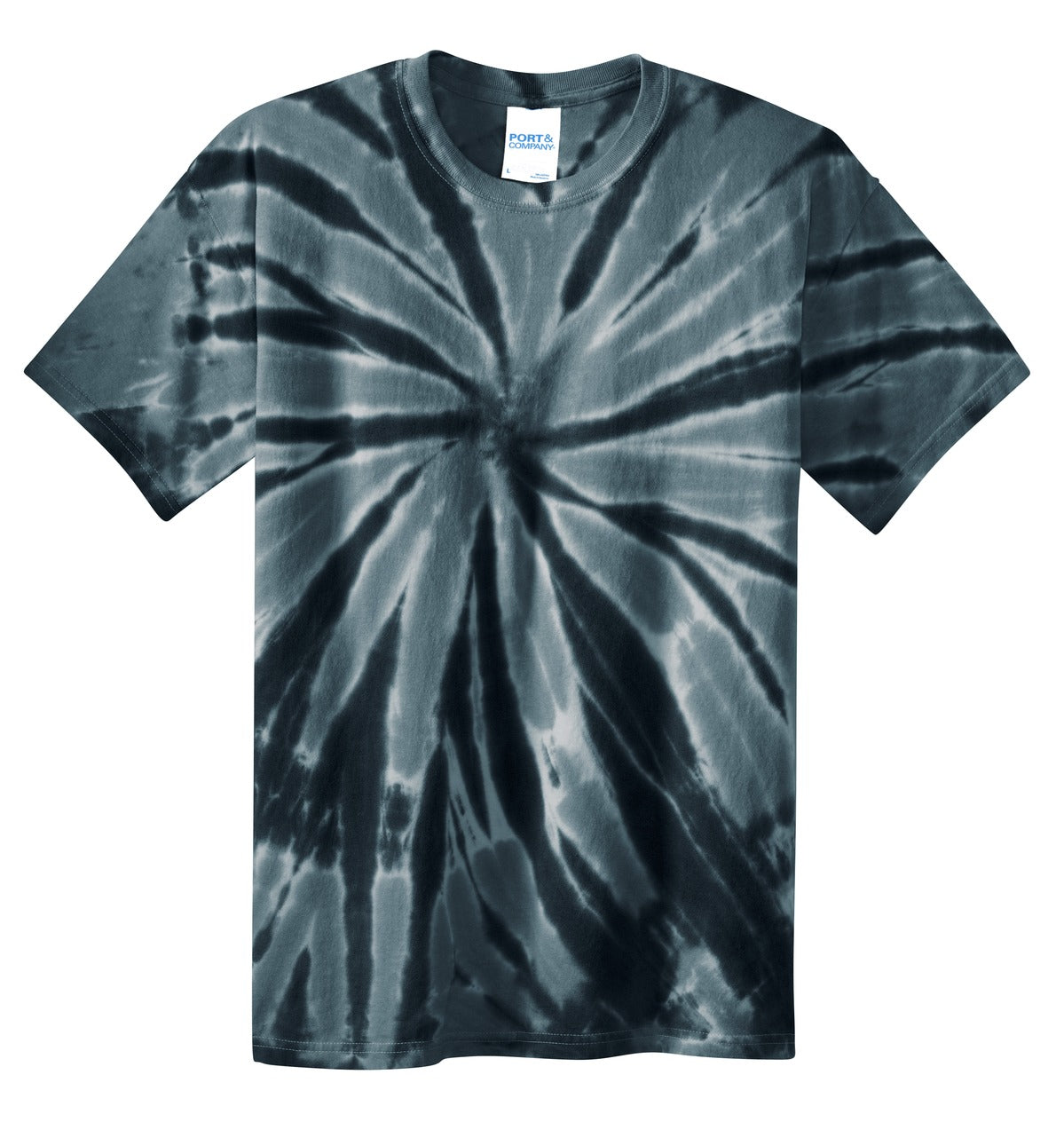 Port & Company Tie-Dye Tee. PC147 Black
