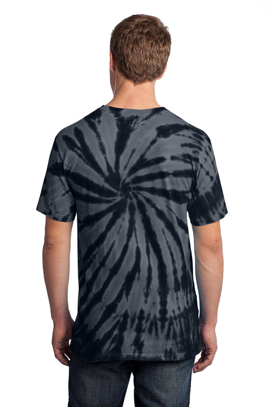 Port & Company Tie-Dye Tee. PC147 Black