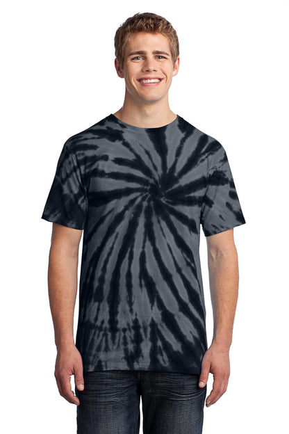 Port & Company Tie-Dye Tee. PC147 Black